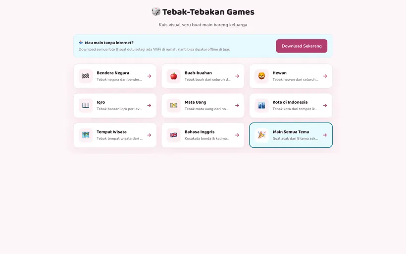 Tebak-Tebakan Games